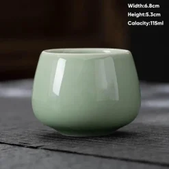 Plates u0026 More Küche & Esszimmer-Keramik-Kung-Fu-Teetasse – kleine Kaffeetasse aus Porzellan