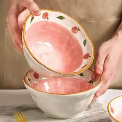 Plates u0026 More Küche & Esszimmer-Keramik-Ramenschüssel-Set – große Nudel- und Suppenschüsseln