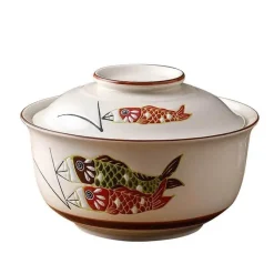 Elegance at the Table Küche & Esszimmer-Keramik-Ramenschüssel-Set – Stilvolle japanische Nudelschüsseln