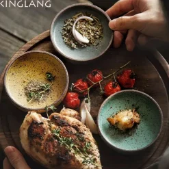 Tom Küche & Esszimmer-Keramik-Saucenschale - Kleine Sojasaucen-Wasabi-Schale