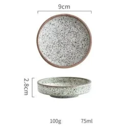 Tom Küche & Esszimmer-Keramik-Saucenschale - Kleine Sojasaucen-Wasabi-Schale