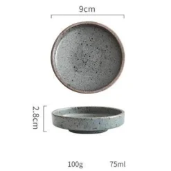 Tom Küche & Esszimmer-Keramik-Saucenschale - Kleine Sojasaucen-Wasabi-Schale