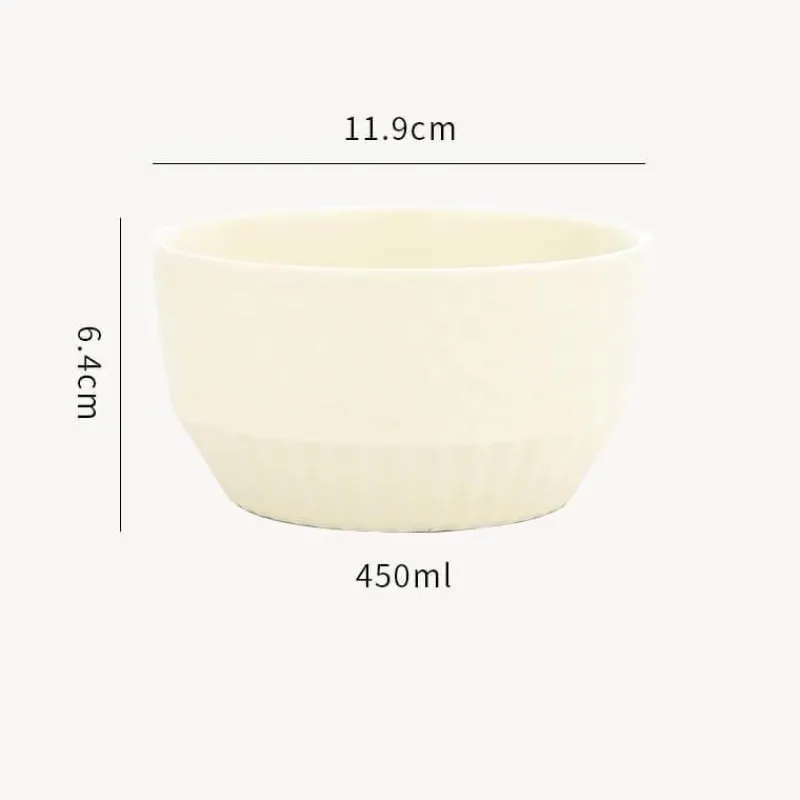 Elegance at the Table Küche & Esszimmer-Keramikschüssel mit Gitterprägung – Dekoratives Küchengeschirr für stilvolles Essen