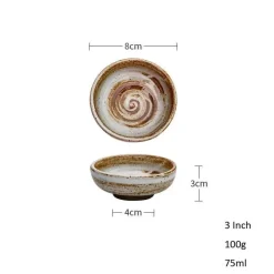 Elegance at the Table Küche & Esszimmer-Keramik-Soßenschale - Retro-Küchengeschirr