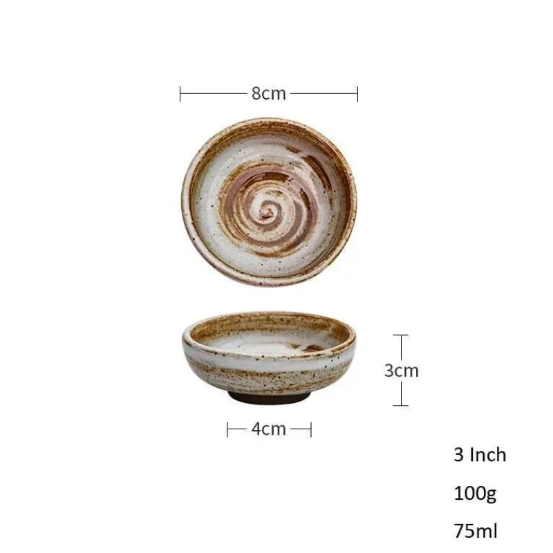 Elegance at the Table Küche & Esszimmer-Keramik-Soßenschale - Retro-Küchengeschirr