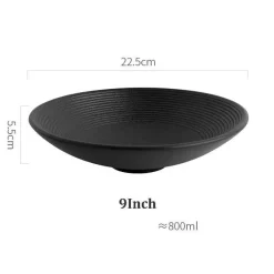 Elegance at the Table Küche & Esszimmer-Keramik-Suppen- und Nudelschüssel-Set – Milchglasur, 4er-Set