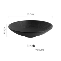 Elegance at the Table Küche & Esszimmer-Keramik-Suppen- und Nudelschüssel-Set – Milchglasur, 4er-Set