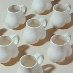 Plates u0026 More Küche & Esszimmer-Keramiktasse in reiner Farbe – personalisierte Kaffee-Trinkkunsttassen