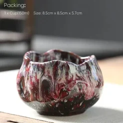 Plates u0026 More Küche & Esszimmer-Keramiktasse mit Lotusblume – Teetasse aus hochwertigem Porzellan