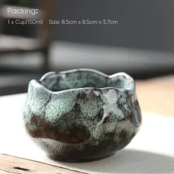 Plates u0026 More Küche & Esszimmer-Keramiktasse mit Lotusblume – Teetasse aus hochwertigem Porzellan