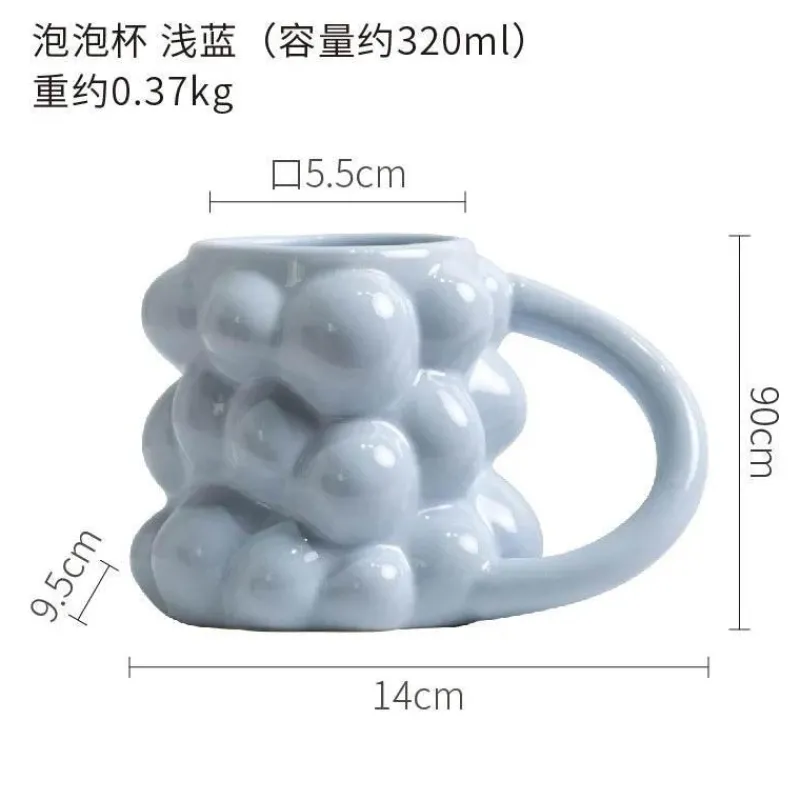 Plates u0026 More Küche & Esszimmer-Keramiktasse mit Traubenmotiv – süße Milchtasse als Geschenk für Zuhause und Büro