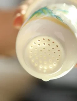 The Cozy Mug Küche & Esszimmer-Keramik-Teefiltertassen-Set – Kreatives, getrenntes Design