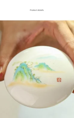 The Cozy Mug Küche & Esszimmer-Keramik-Teefiltertassen-Set – Kreatives, getrenntes Design