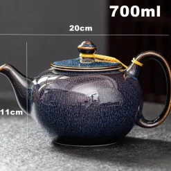 Plates u0026 More Küche & Esszimmer-Keramik-Teekannen-Set – Sternenglasur-Yixing-Gaiwan-Teekannen