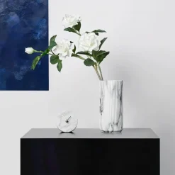 Flourish Vases Wohndeko-Keramikvase in Marmoroptik