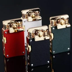 Cozy Living Camping Im Freien|Outdoor-Artikel-Kerosinfeuerzeug aus Metall – langlebiges Benzin-Feuerzeug