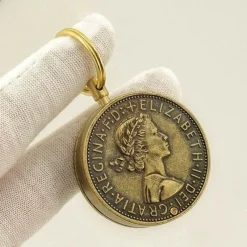 The Outdoor Vault Outdoor-Artikel|Heimwerkzeuge-Kerosinfeuerzeug Schlüsselanhänger - Münzdesign Flammenfeuerzeug