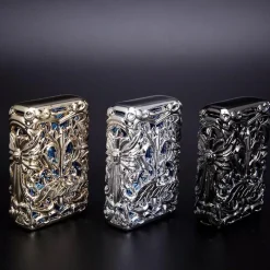 The Outdoor Vault Camping Im Freien|Heimwerkzeuge-Kerosinfeuerzeug „Skeleton Armor“ – Retro-Design