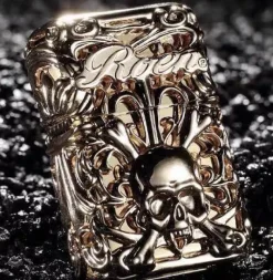 The Outdoor Vault Camping Im Freien|Heimwerkzeuge-Kerosinfeuerzeug „Skeleton Armor“ – Retro-Design