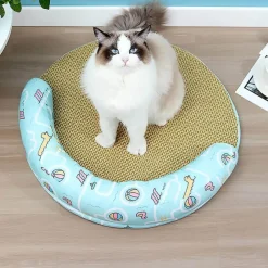 Decor Haustierzubehör|Haustierbetten-Kühlendes Haustierbett – Sommerkomfort für Hunde und Katzen