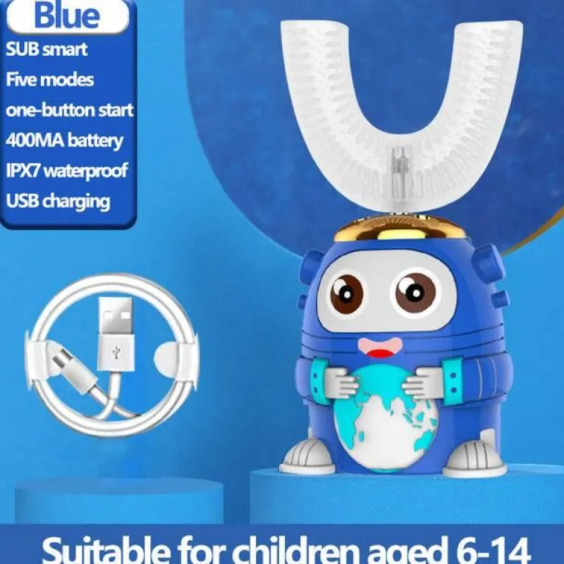 Aqua Essence Badezimmer-Kids Ultrasonic Toothbrush - Smart Silicone Dental Care for Children