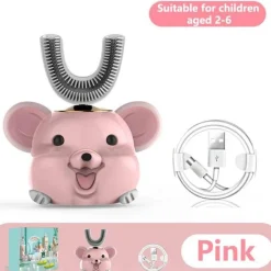 Aqua Essence Badezimmer-Kids Ultrasonic Toothbrush - Smart Silicone Dental Care for Children