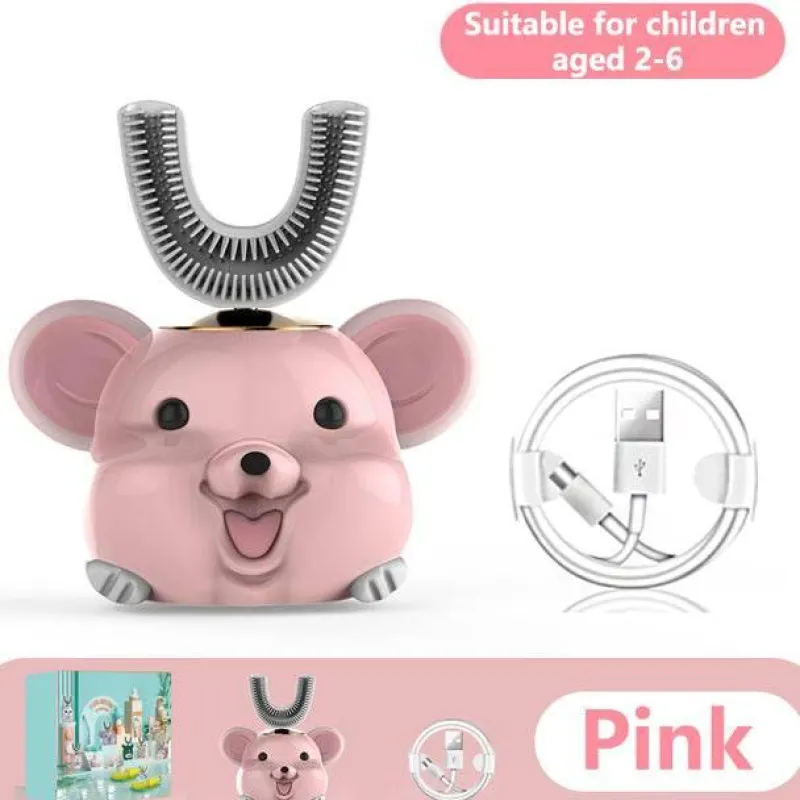 Aqua Essence Badezimmer-Kids Ultrasonic Toothbrush - Smart Silicone Dental Care for Children