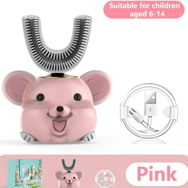 Aqua Essence Badezimmer-Kids Ultrasonic Toothbrush - Smart Silicone Dental Care for Children