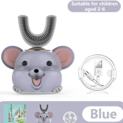 Aqua Essence Badezimmer-Kids Ultrasonic Toothbrush - Smart Silicone Dental Care for Children