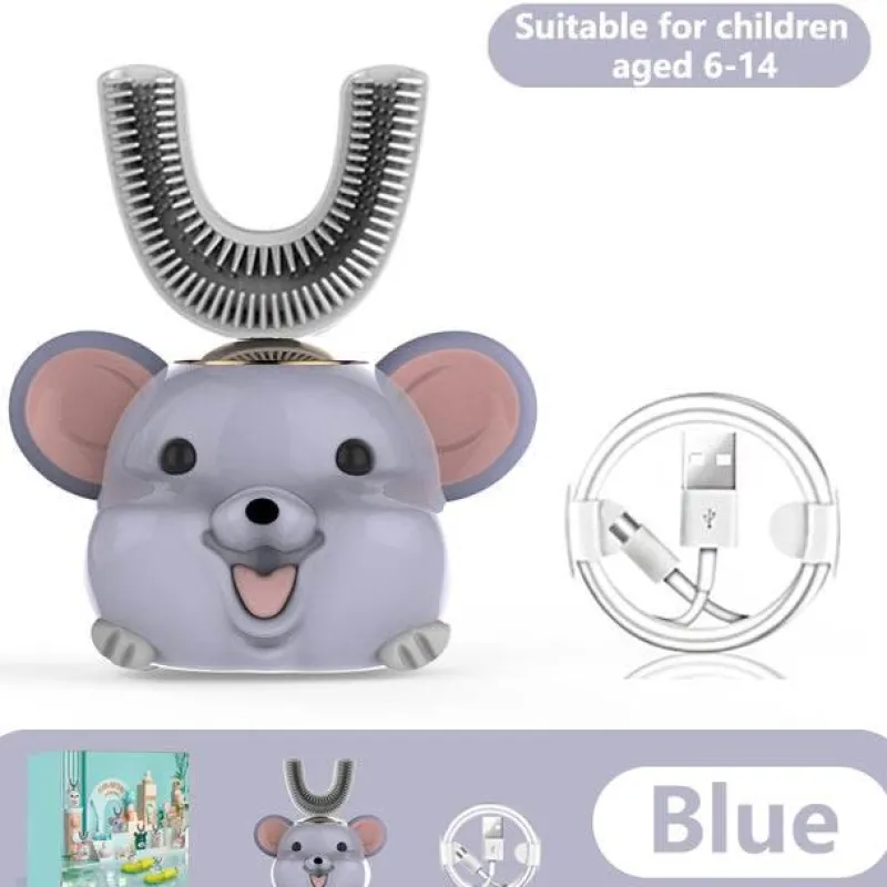 Aqua Essence Badezimmer-Kids Ultrasonic Toothbrush - Smart Silicone Dental Care for Children