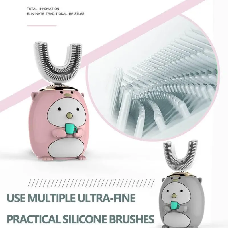 Aqua Essence Badezimmer-Kids Ultrasonic Toothbrush - Smart Silicone Dental Care for Children