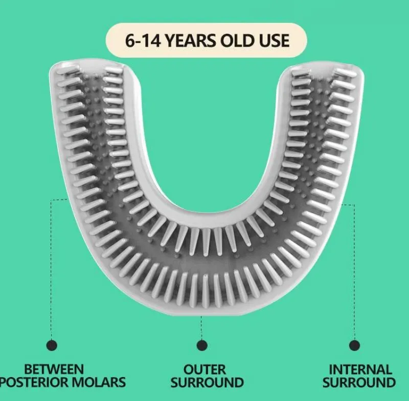 Aqua Essence Badezimmer-Kids Ultrasonic Toothbrush - Smart Silicone Dental Care for Children