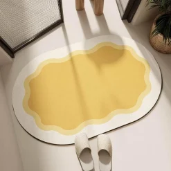 Soft Steps Badezimmer-Kieselalgen-Badematte – schnelltrocknende, saugfähige Badezimmermatte