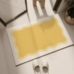 Soft Steps Badezimmer-Kieselalgen-Badematte – schnelltrocknende, saugfähige Badezimmermatte