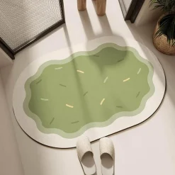 Soft Steps Badezimmer-Kieselalgen-Badematte – schnelltrocknende, saugfähige Badezimmermatte