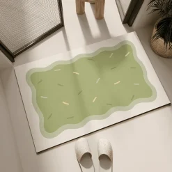 Soft Steps Badezimmer-Kieselalgen-Badematte – schnelltrocknende, saugfähige Badezimmermatte