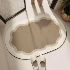 Soft Steps Badezimmer-Kieselalgen-Badematte – schnelltrocknende, saugfähige Badezimmermatte