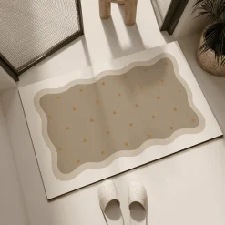 Soft Steps Badezimmer-Kieselalgen-Badematte – schnelltrocknende, saugfähige Badezimmermatte