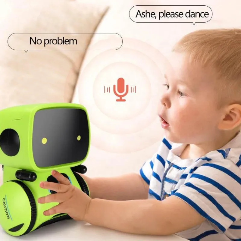 The Decor Haven Babyspielzeug-KI-gesteuerter musikalischer Kinderroboter – Interaktives Lernspielzeug