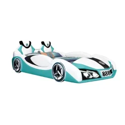 Kinder Cozy Living Kinderzimmermöbel|Möbel-Kinderbett mit Rennauto – Luxusbett für Jungen