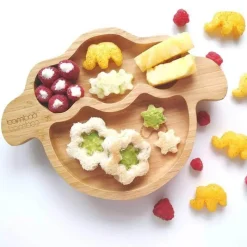 Elegance at the Table Küche & Esszimmer-Kinder-Cartoon-Essteller – lustiges Kindergeschirr