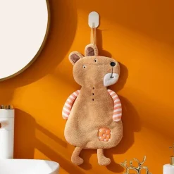 Tom Küche & Esszimmer-Kinderhandtuch aus Korallensamt – weiches, hautfreundliches Handtuch für Küche und Bad