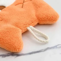 Tom Küche & Esszimmer-Kinderhandtuch aus Mikrofaser, Elefant/Nilpferd, süßes Tier-Design