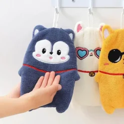 Tom Küche & Esszimmer-Kinder-Handtuch mit Cartoon-Tiermotiv, dickes, doppellagiges Handtuch für zu Hause