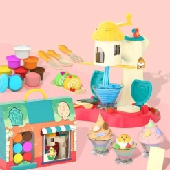 The Decor Haven Babyspielzeug-Kinder-Küchenform-Spielzeugset - DIY-Lebensmittel-Spielset