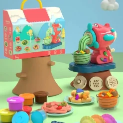 The Decor Haven Babyspielzeug-Kinder-Küchenform-Spielzeugset - DIY-Lebensmittel-Spielset