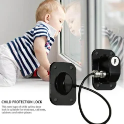 Comfort u0026 Style Gadgets Für Zuhause-Kindersicherheitsschrankschloss - Kindersicheres, selbstklebendes Fensterschloss