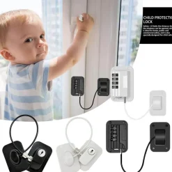 Comfort u0026 Style Gadgets Für Zuhause-Kindersicherheitsschrankschloss - Kindersicheres, selbstklebendes Fensterschloss