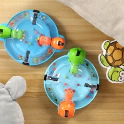 The Decor Haven Babyspielzeug-Kinderspielzeug „Hungrige Schildkröte“ – lustiges Essspiel