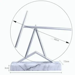 Willow u0026 Whim Beleuchtung-Kinetische magnetische Pendel Schreibtisch Dekor - Infinite Loop Art